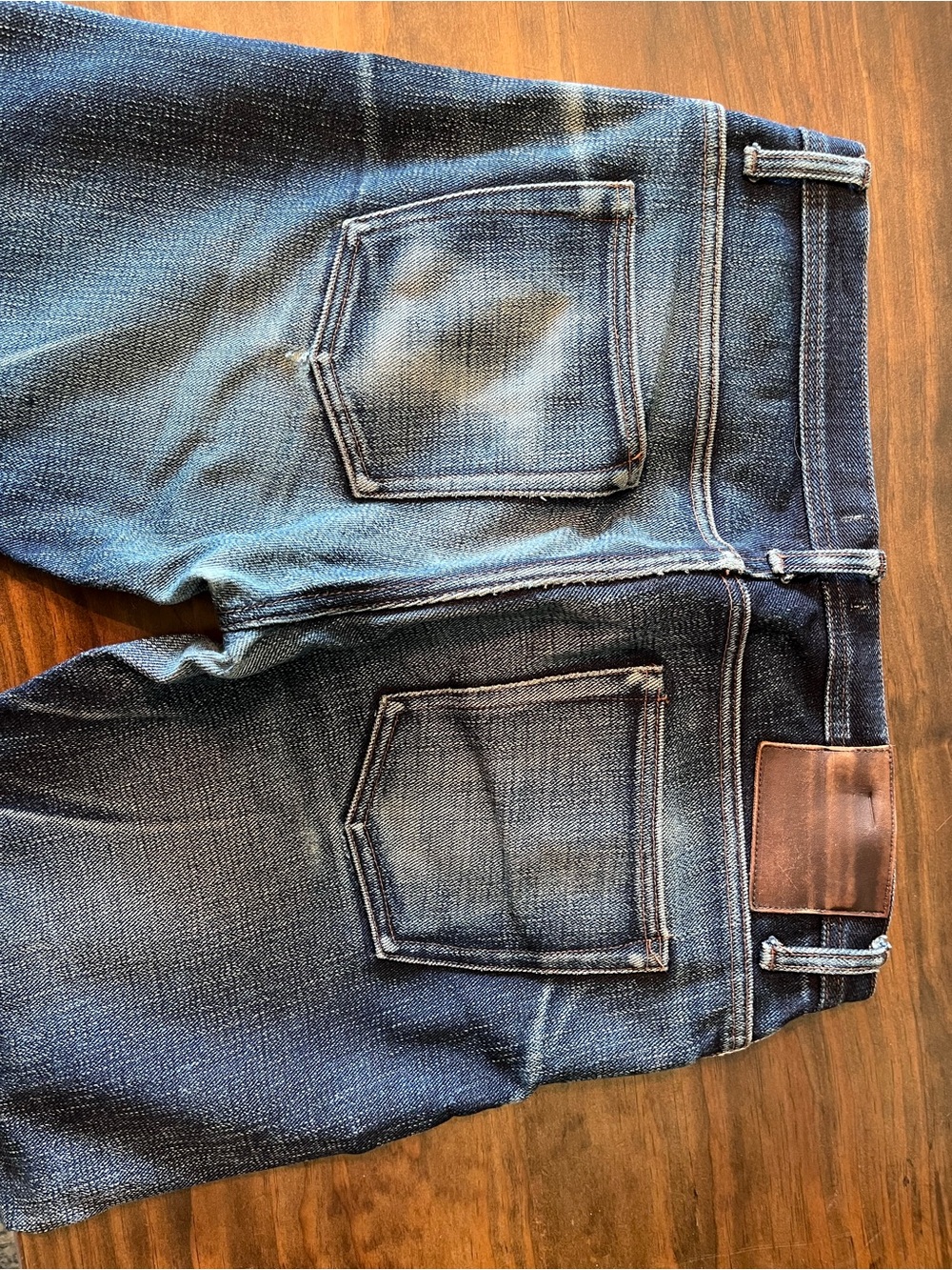 Men's The Unbranded Brand UB321 21 oz Straight Selvedge Raw Denim Jeans 36 - Picture 6 of 9